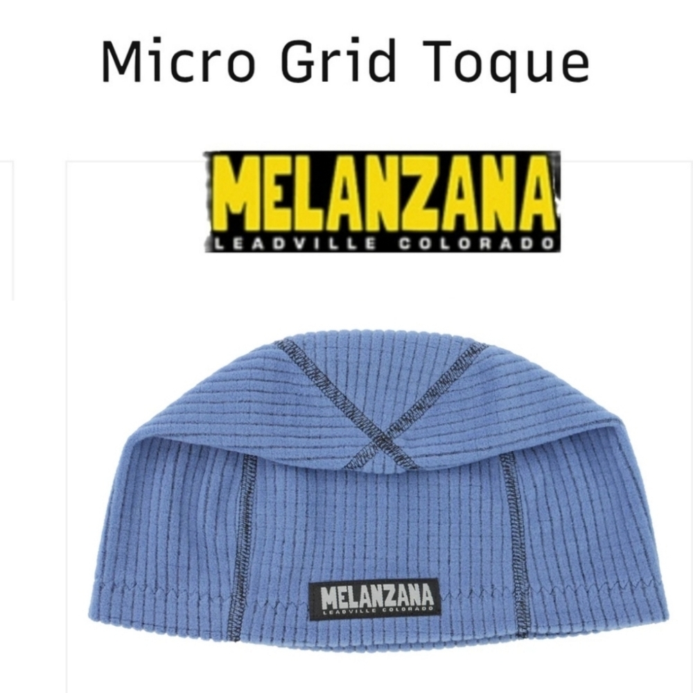 Melanzana Microgrid Toque Adult Size Large  In Rain